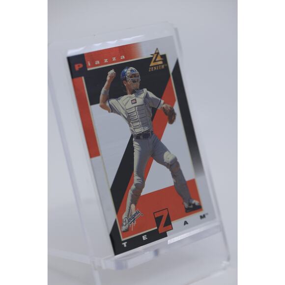 1998 Zenith Z-Team #3 Mike Piazza PSA 9 Mint Los Angeles Dodgers - Pop 2 - Picture 3 of 4